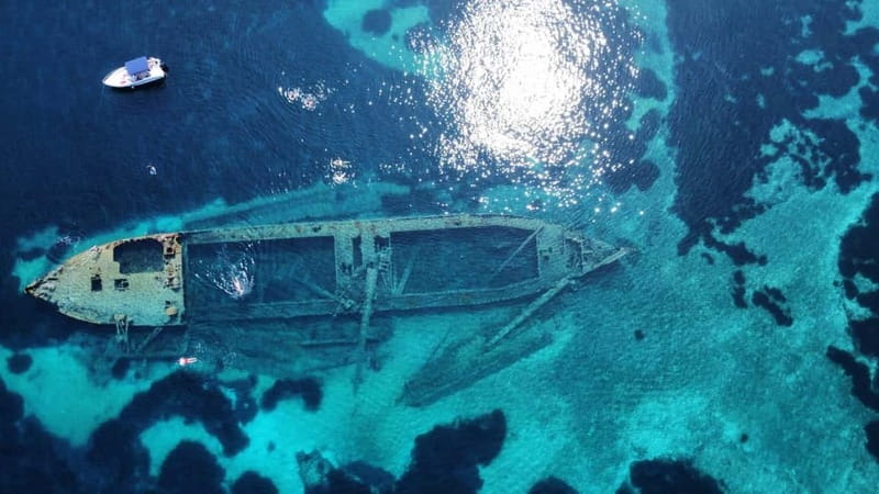 4 Jewels of Zadar, Dugi otok, sunken ship - Half day - Snorkeling around the Ledenik wreck