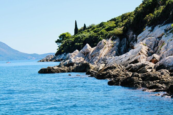 50-minute Panoramic Cruise of Dubrovnik with English Audio Guide - Lokrum Island and its rocky shoreline