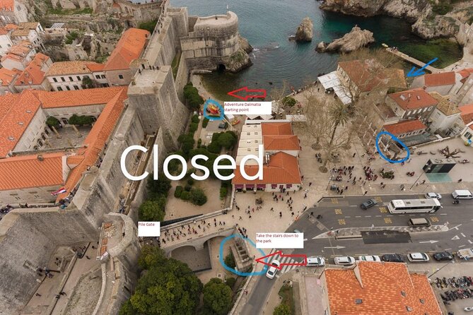 Adventure Dalmatia - Sunset Sea Kayaking & Snorkelling Dubrovnik - Paddling beneath Dubrovnik’s city walls