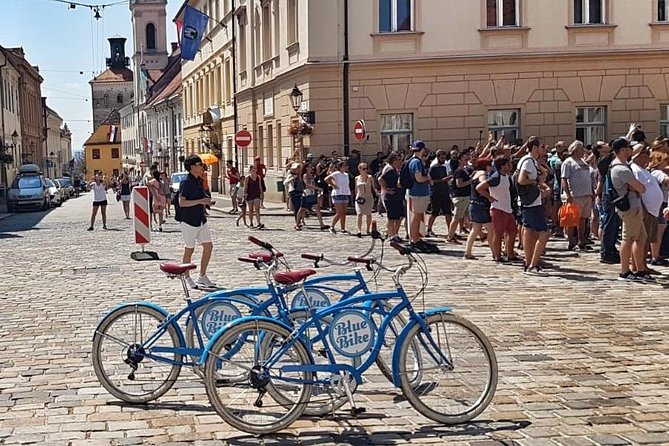 All of Zagreb Bike Tour - Upper Town Gornji Grad: the hardest, most rewarding section