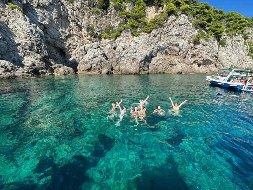 Blue Cave-Green caves-Lopud Sandy beach - tour with drink - Why the Koločep caves make this four-hour trip special