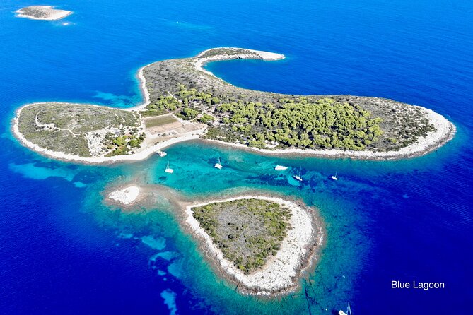 Blue cave, Mama Mia and Hvar, 5 island speedboat tour from Trogir - Budikovac is your main swim break
