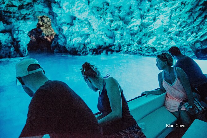 Blue cave, Mama Mia and Hvar, 5 island speedboat tour from Trogir - What the open-air speedboat feels like