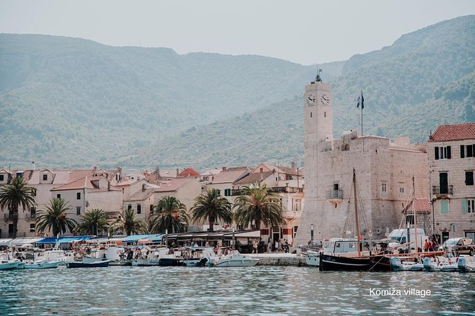 Blue cave, Mamma Mia and Hvar, 5 islands speedboat tour - Stiniva Cove: a short swim from the boat