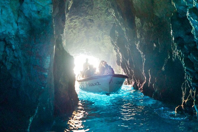 Blue & Green Cave Vis Island and Pakleni Islands Private Day Trip from Hvar - The Green Cave on Ravnik