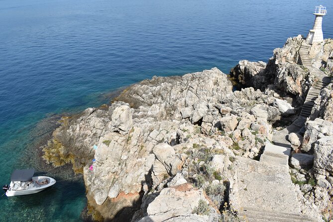 Boat rental in Dubrovnik Croatia. Cruise around Dubrovnik coast and islands - Lopud’s sandy beach and island time