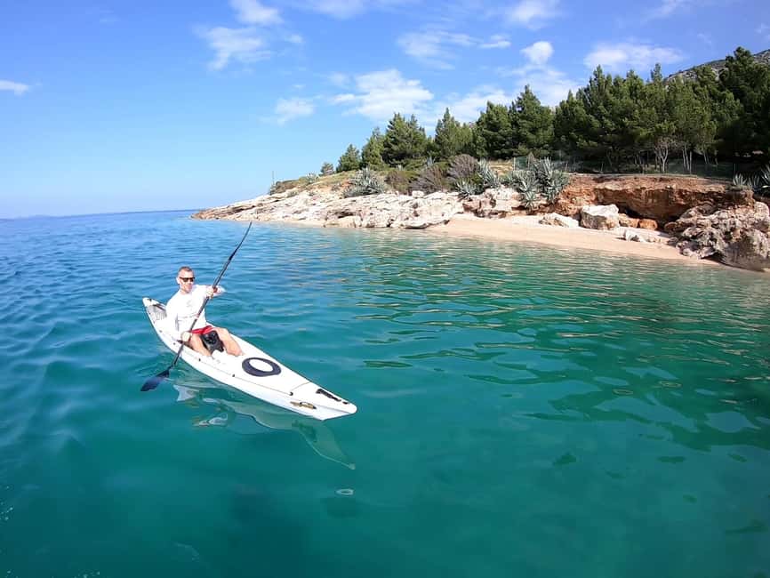 Bol: Zlatni Rat Beach Kayak Tour with Snorkeling - Starting at Zlatni Rat Beach