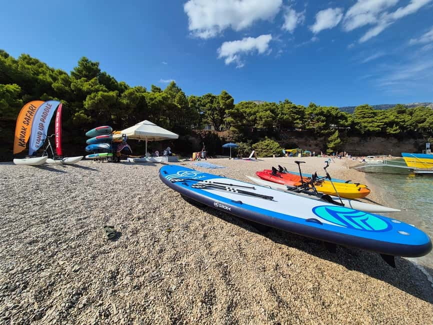 Bol: Zlatni Rat Beach Stand Up Paddle Board Rental - Key points to know before you book