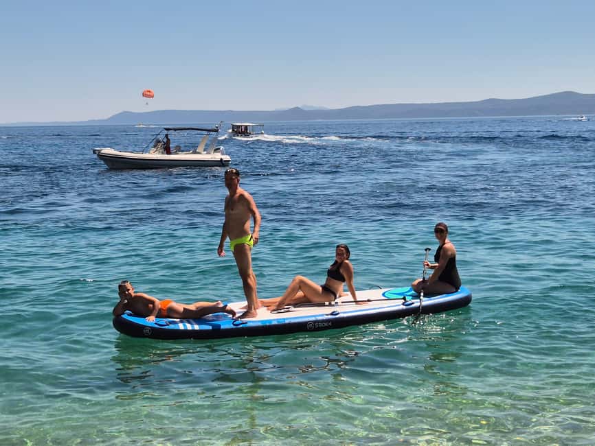 Bol: Zlatni Rat Beach Stand Up Paddle Board Rental - Making time for snorkeling