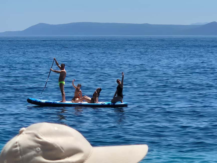 Bol: Zlatni Rat Beach Stand Up Paddle Board Rental - Finding the orange and blue flags