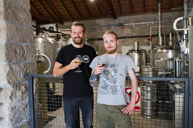 Brewery Tour with Food included - Four beers, 1.5 dcl at a time