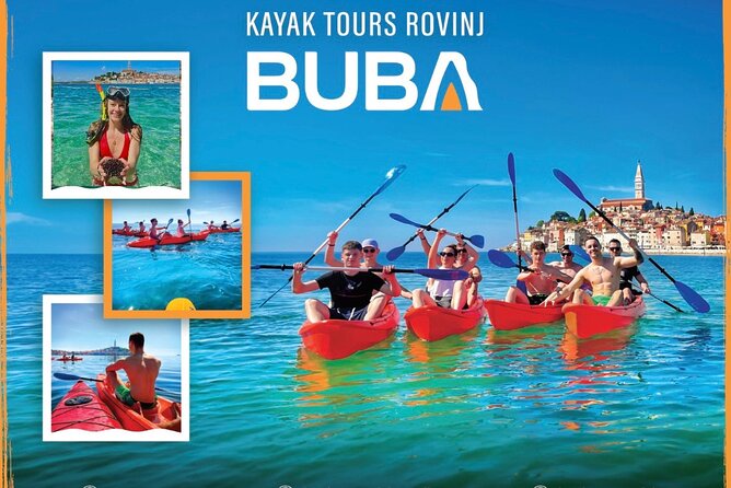 BUBA-Kayak Tours Rovinj FREE-drinks,pictures,snorkeling equipment - A short island walk with views across Rovinj