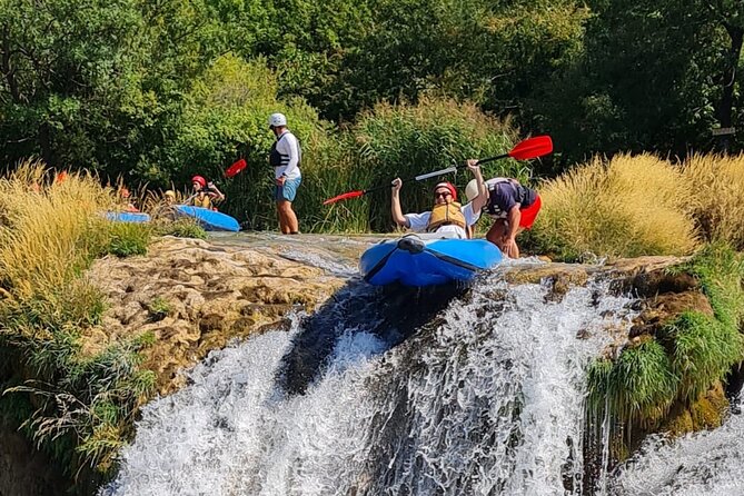 Canoe safari adventures at Zrmanja river day tour - Paddling out from Kaštel Žegarski