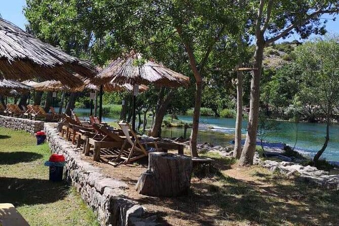Canoe safari adventures at Zrmanja river day tour - A swim stop that changes the pace