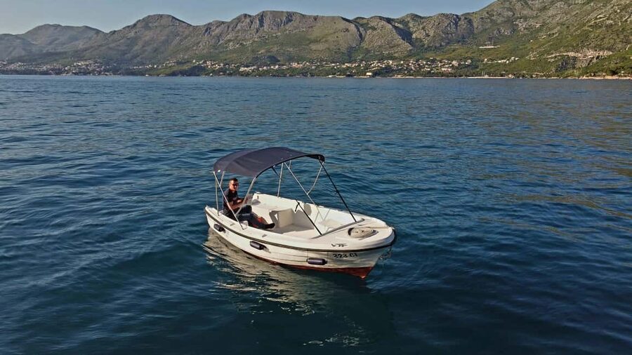 Cavtat: Boat Rental - Taking the Wheel at Tiha Bay