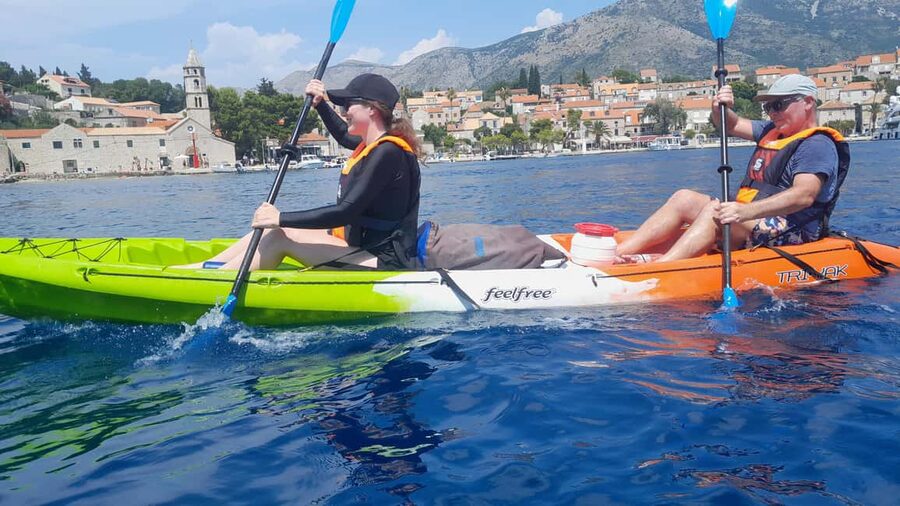 Cavtat: 'Pomalo' Guided Sea Kayaking Tour - The island or beach swimming stop