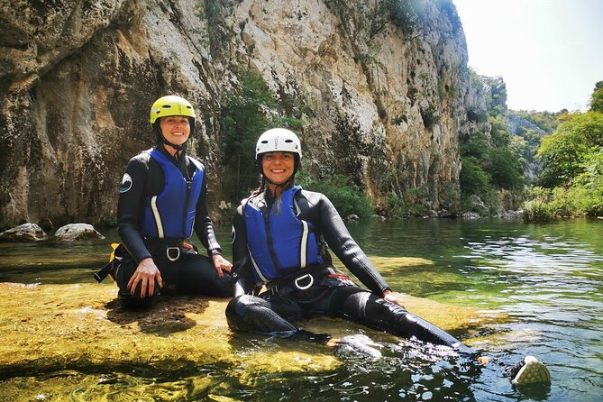 Cetina River Extreme Canyoning Adventure from Split or Zadvarje - The second abseil keeps the day moving
