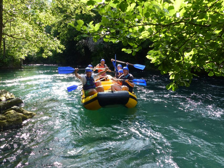 Cetina River: Rafting and Cliff Jumping Tour - The 9-kilometer rafting route
