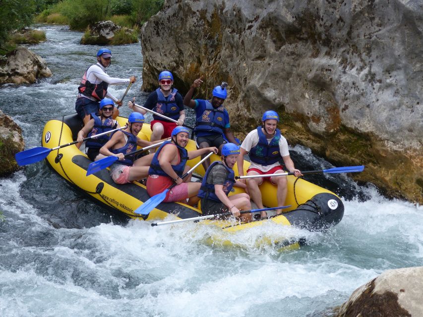 Cetina River: Rafting and Cliff Jumping Tour - Swimming in clear, cold river water
