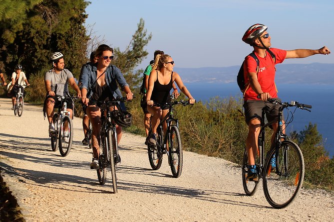 City Bike Tour of Split - The climb into Marjan Park