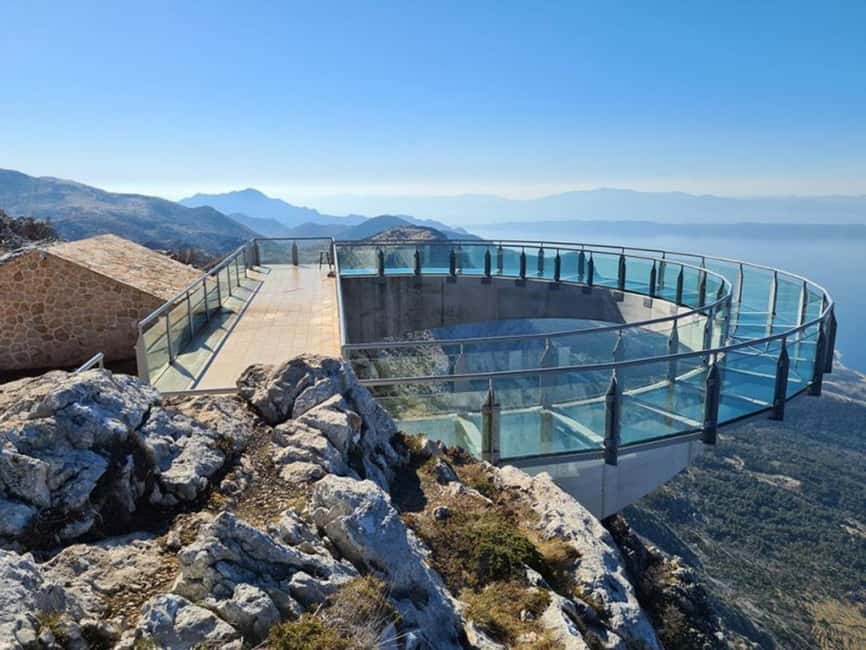 Day tour Skywalk Biokovo - The ride from the Makarska Riviera
