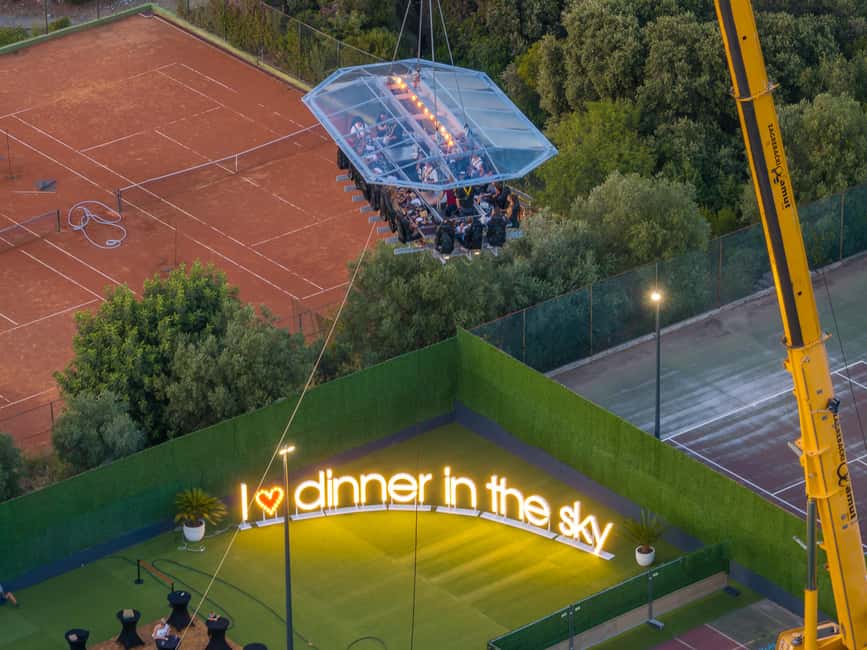 Dinner in the Sky Dubrovnik - The price: paying for the event, not just dinner
