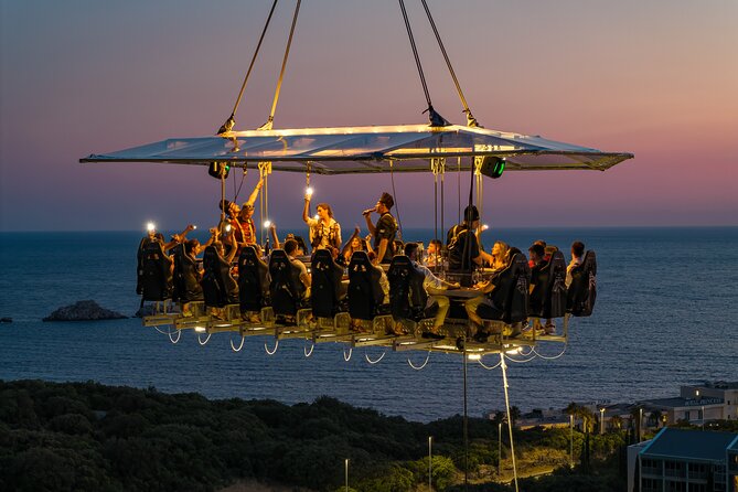 Dinner in the Sky Dubrovnik - Dine 50m above ground - Choosing between lunch, sunset, and the Croatian menu