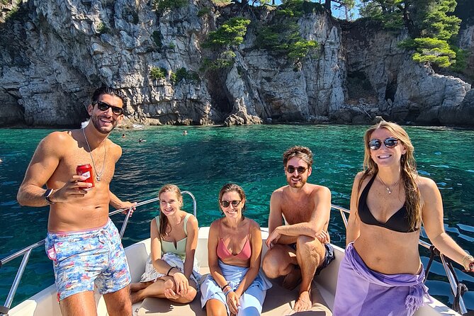 Dubrovnik Blue Cave, Green Caves, Sandy Beach, Old Town Panorama - Dubrovnik Old Town and Lokrum from the sea