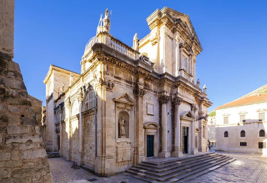 Dubrovnik: City Walls, Old Town Walking Tour & Adriatic View - Cathedral, Jesuit Stairs, and Luža Square