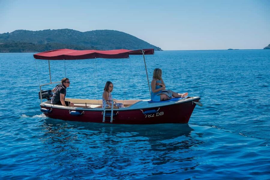 Dubrovnik: Elaphiti Islands Boat Rental - Taking the helm near Dubrovnik