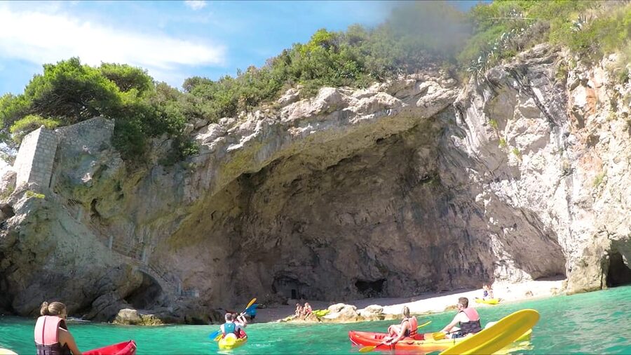 Dubrovnik: Guided Sea Kayaking and Snorkeling Tour - Swimming and snorkeling at Betina Cave