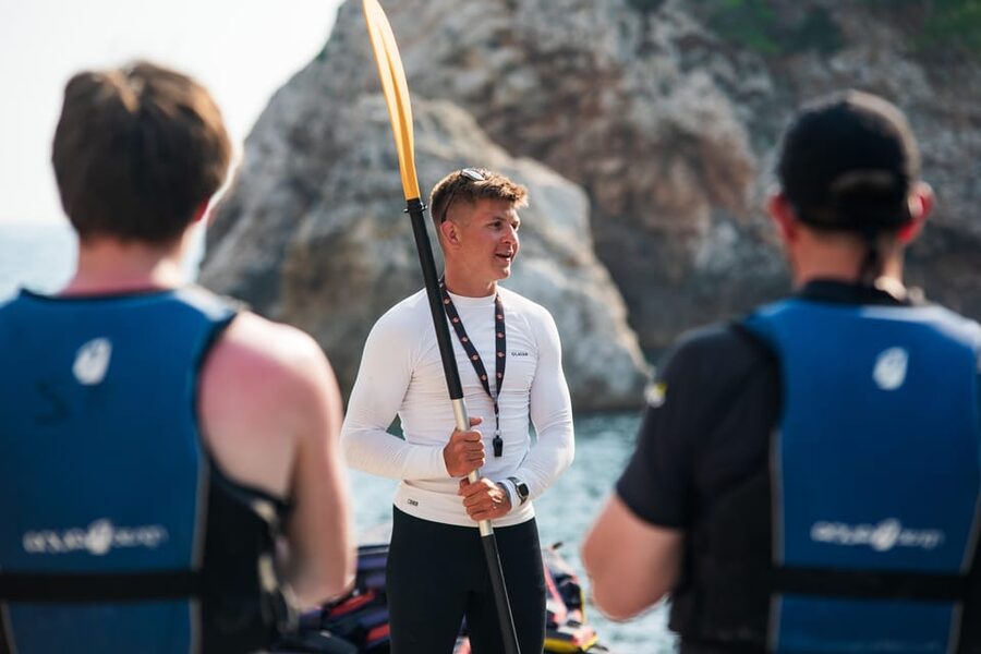 Dubrovnik: Guided Sea Kayaking and Snorkeling Tour - Passing the Old Port on the way back