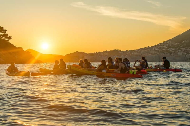 Dubrovnik: Guided Sunset Sea Kayaking with Snacks and Wine - Lokrum, Wine, and the Best Light of the Evening