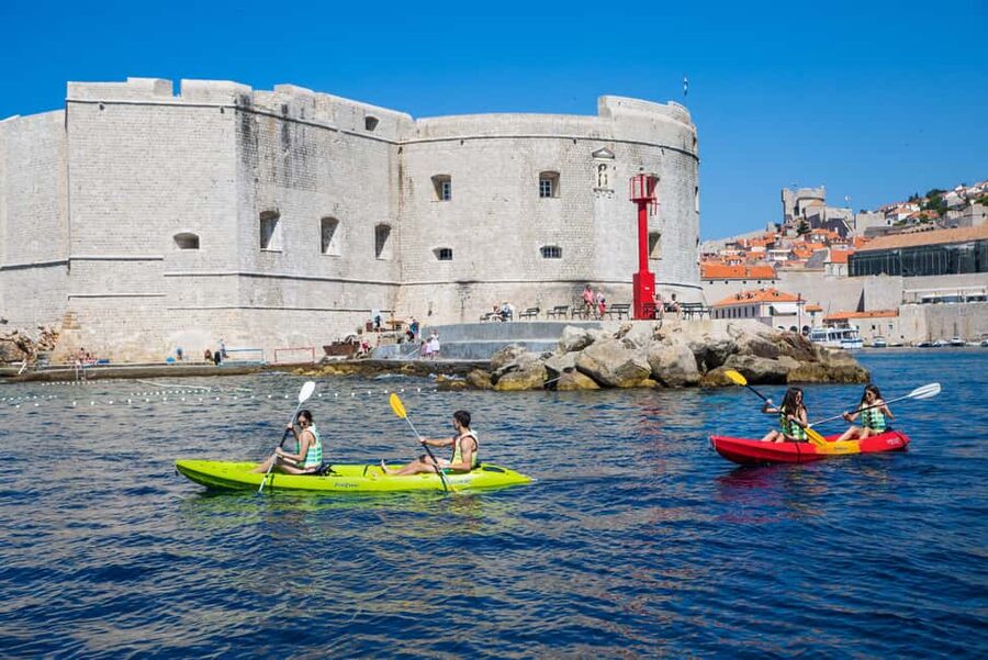 Dubrovnik: Kayak Rental - Starting at Banje Beach beside Dubrovnik’s Old Town