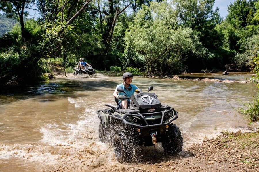 Dubrovnik: Kojan Koral ATV Quad Safari with transport - A 30-minute pause in Čilipi