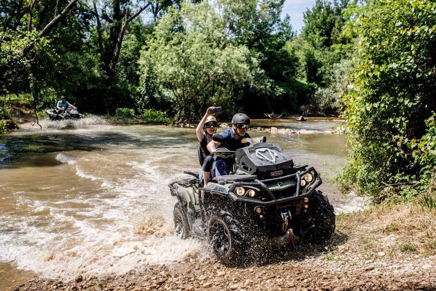 Dubrovnik: Kojan Koral ATV Quad Safari with transport - The second section: rocks, reserve land, and coastal views