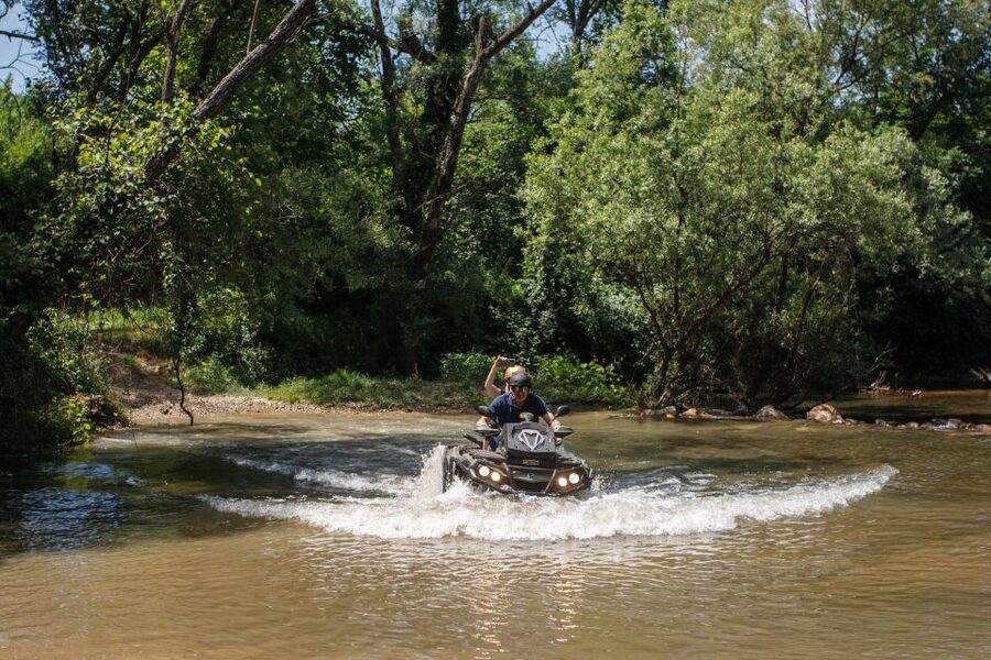 Dubrovnik: Kojan Koral ATV Quad Safari with transport - The first ride: fields, wetlands, and the Ljuta River