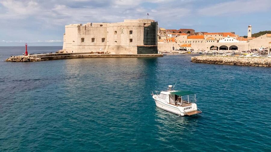 Dubrovnik: Lucky Boat Tour - Elaphite Islands and Blue Cave - Starting with Dubrovnik’s walls from the water