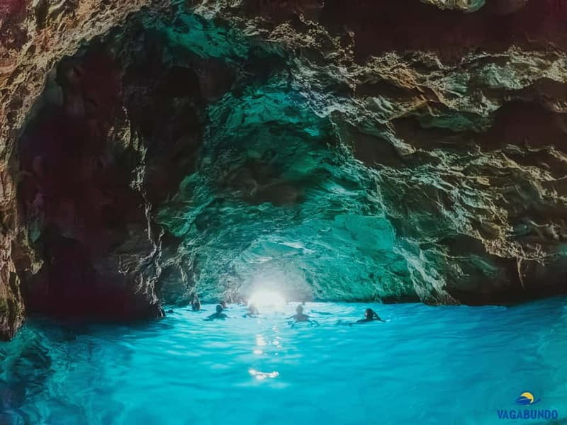 Dubrovnik: Morning Blue Cave speedboat tour with drinks - Three Green Caves bring more time in the water
