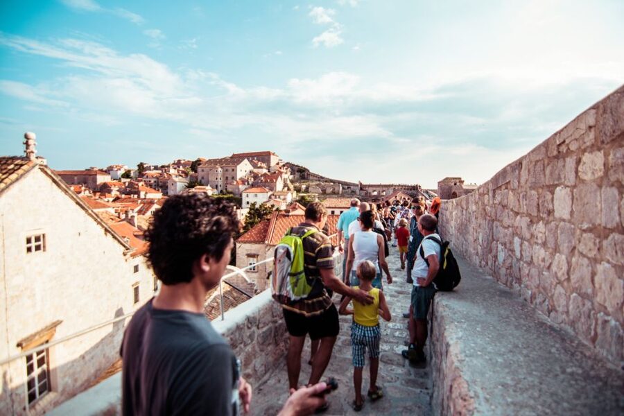 Dubrovnik: Old Town & City Walls Guided Tours Combo - Stradun and the stone heart of Dubrovnik