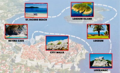 Dubrovnik or Cavtat: Lokrum Island and Betina Cave Boat Tour