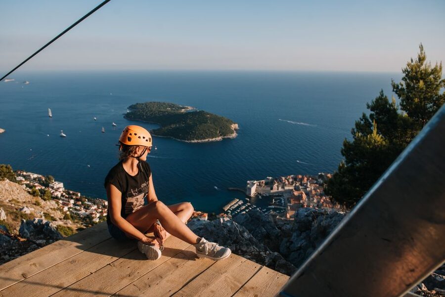 Dubrovnik: Panorama Zipline Tour - Getting comfortable with the harness and brake