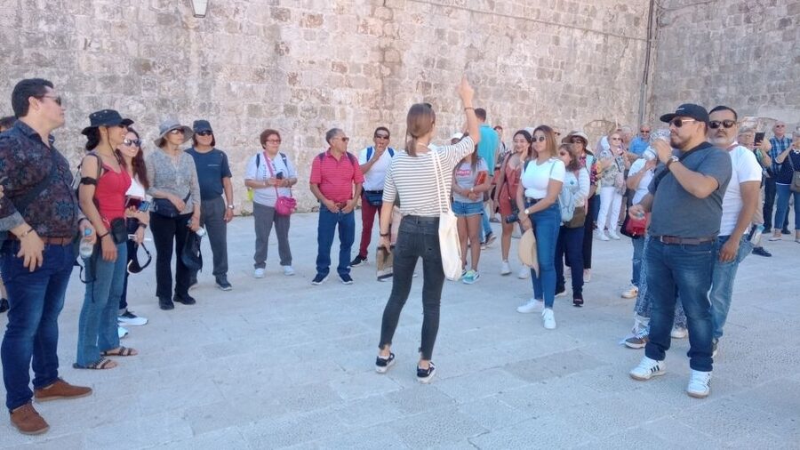Dubrovnik: Panoramic Ride and Old Town Guided Walking Tour - Walking into the Old Town through Pile Gate