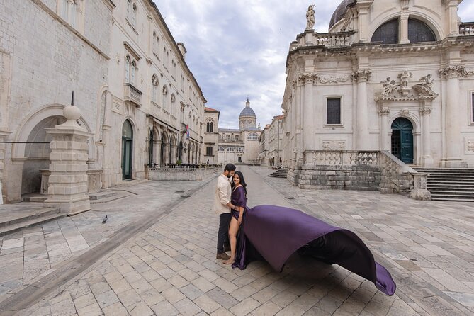 Dubrovnik: Private Flying Dress Photoshoot Experience - Rector’s Palace and Dubrovnik’s grander side