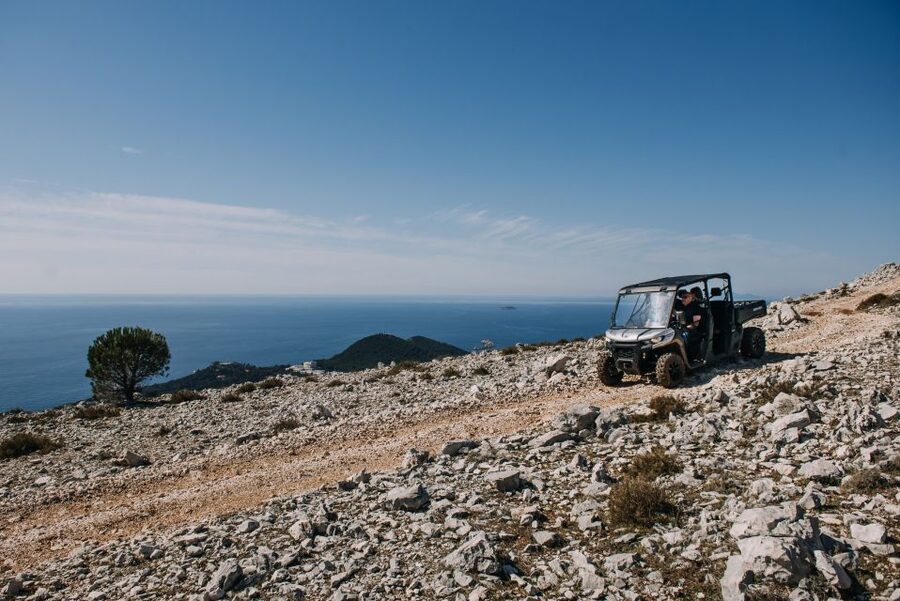 Dubrovnik: Private Panoramic Half-Day Buggy Tour with Brunch - Olive trees and small villages around Ljubac