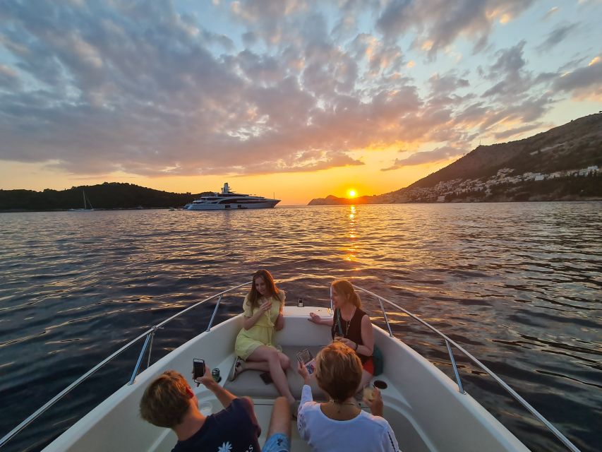 Dubrovnik Private Speedboat Tour to Elaphite Islands - Leaving Dubrovnik with the city behind you