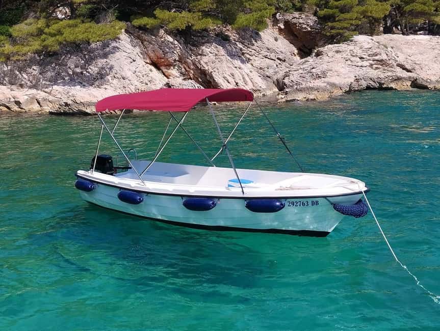 Dubrovnik: Rent a fun and easy to use boat without license - Key points for your day on the water