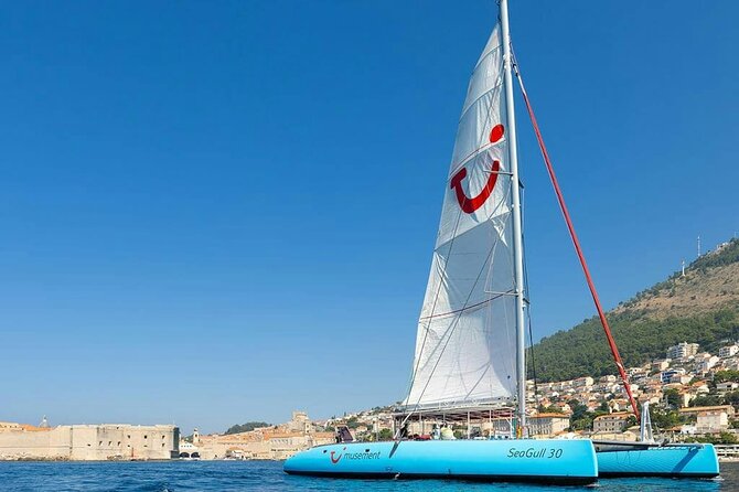 Dubrovnik Sunset Catamaran Cruise with drinks - From Gruž Port to the Old Town walls