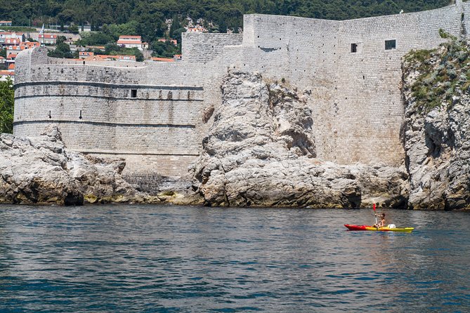 Dubrovnik: Sunset Kayaking & Snorkeling with water &wine - Betina Cave and the swimming break