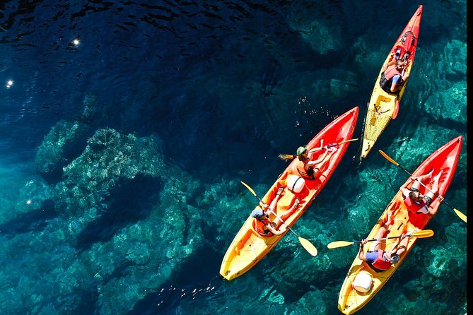 Dubrovnik: Sunset Kayaking & Snorkeling with water &wine - Around Lokrum without landing